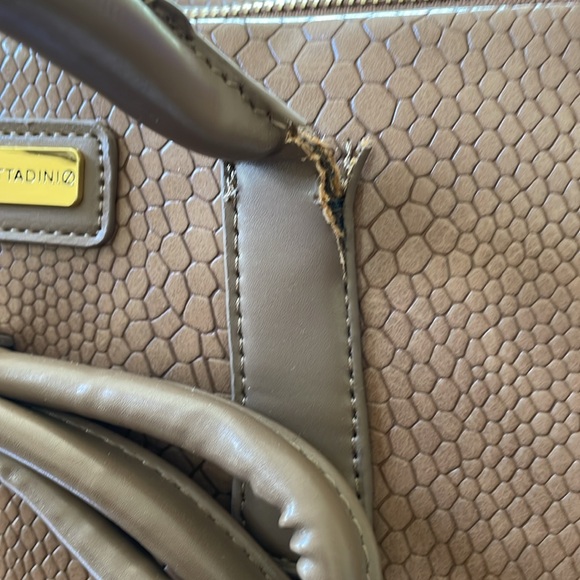 Adrienne Vittadini “The Greenwich Collection” Double Handle Shopper, Taupe - Picture 3 of 15